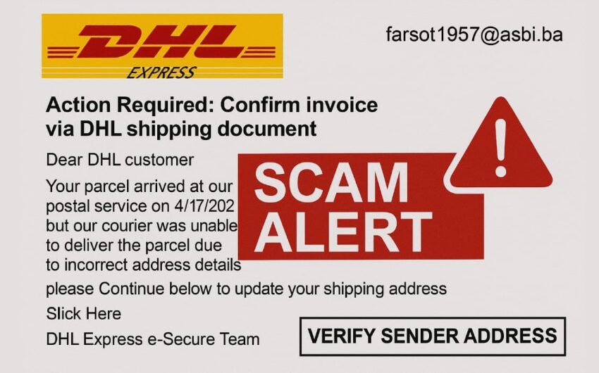 estafa dhl